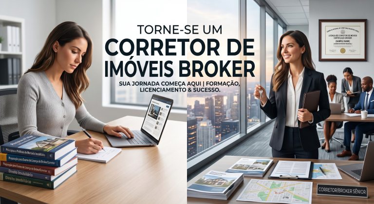 Torne-se um corretor de imóveis broker