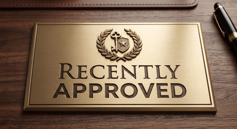 Recently approved on Real Estate course
