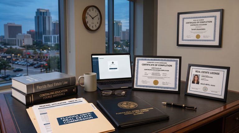 renew a florida real estate license